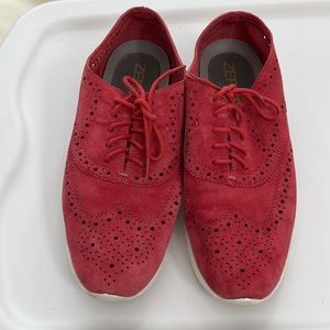 Cole Haan Zero Grand Cranbery Suede lace up